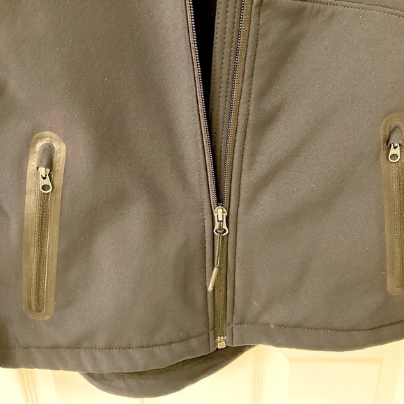 Lole SOFT SHELL FLEECE LINED WOMEN’S BLACK JACKET WITH HOOD - Size Small - Picture 14 of 15